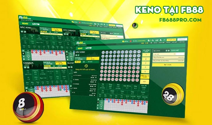 Hướng dẫn tham gia và đặt cược Keno tại FB88