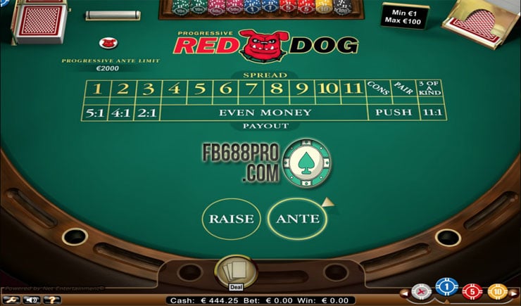Cách chơi Red Dog online