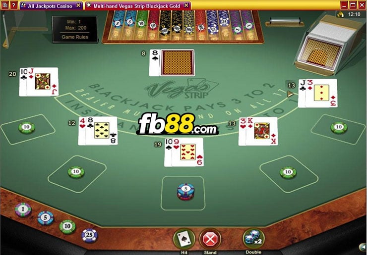 Cách chơi Vegas Strip Blackjack