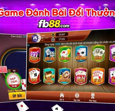 Các game đánh bài đổi thưởng phổ biến nhất hiện nay