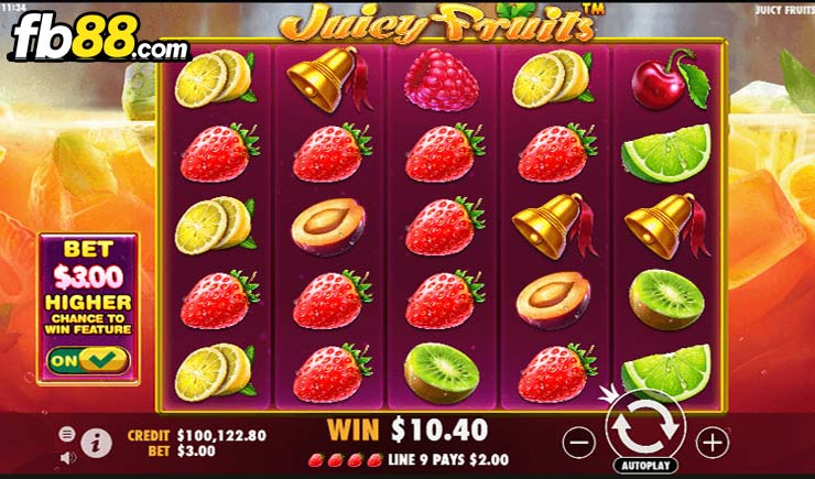 Cách chơi Juicy Fruits Slot